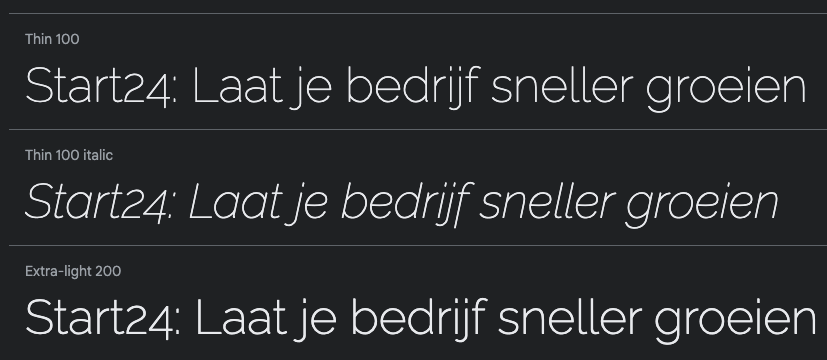 Raleway Google Fonts