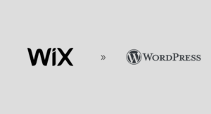 Wix naar WordPress