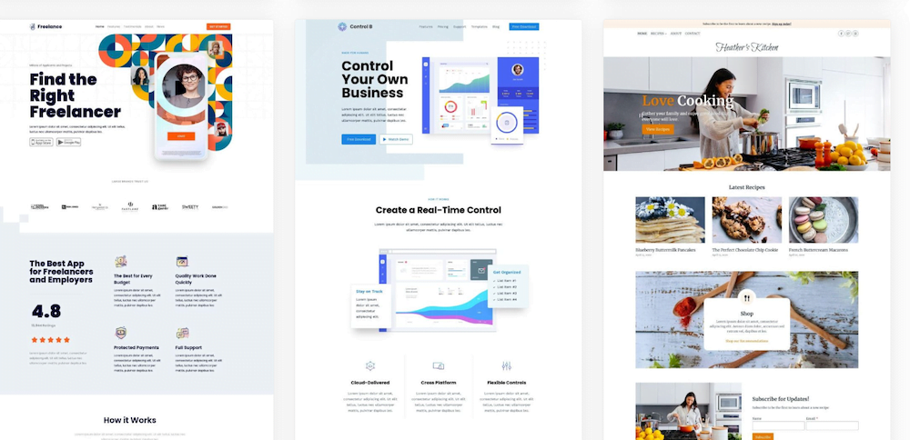 Kadence Starter Sites