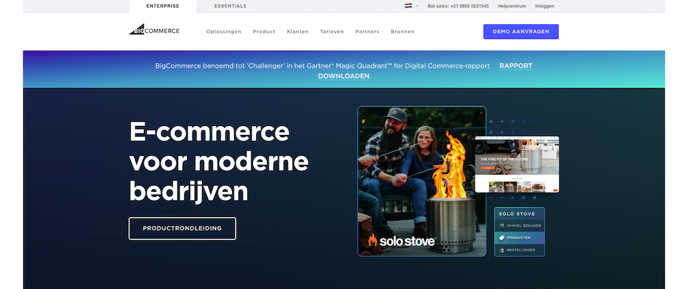 BigCommerce home