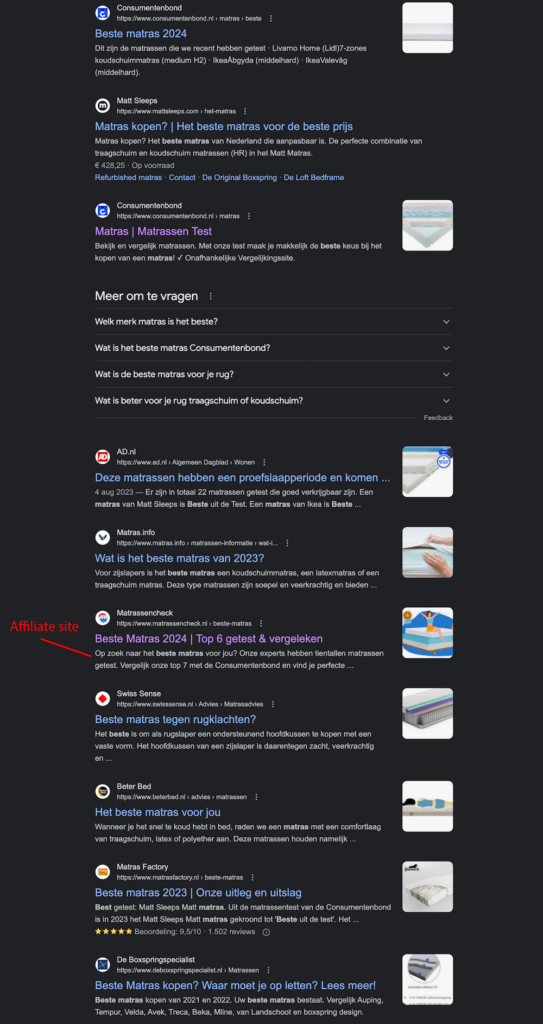 Zoekresultaten voor "beste matras."