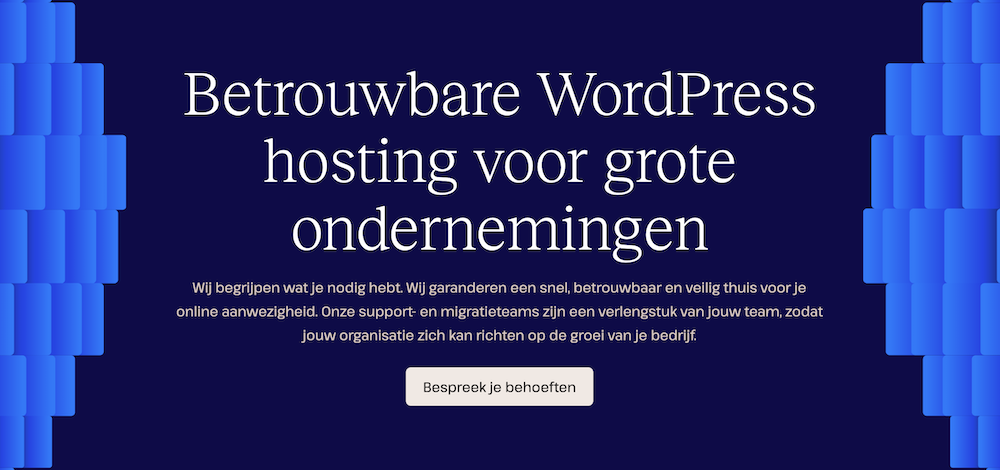 Kinsta dedicated hosting. 