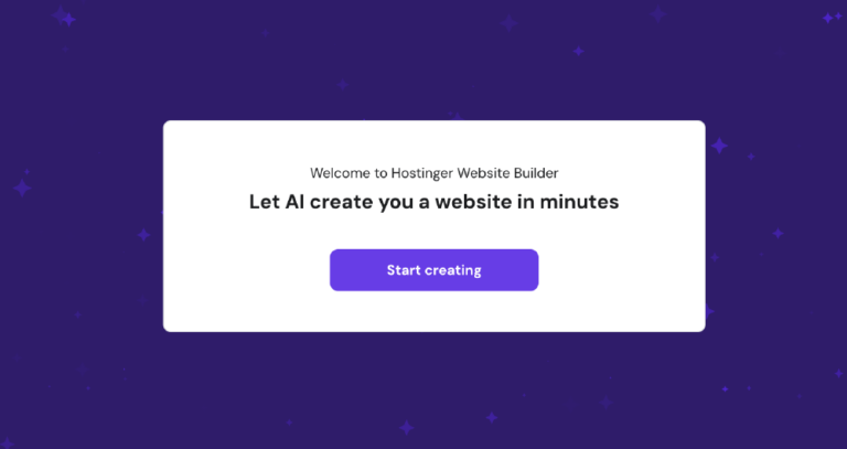 Een AI site bouwen met Hostinger… Werkt het een beetje?