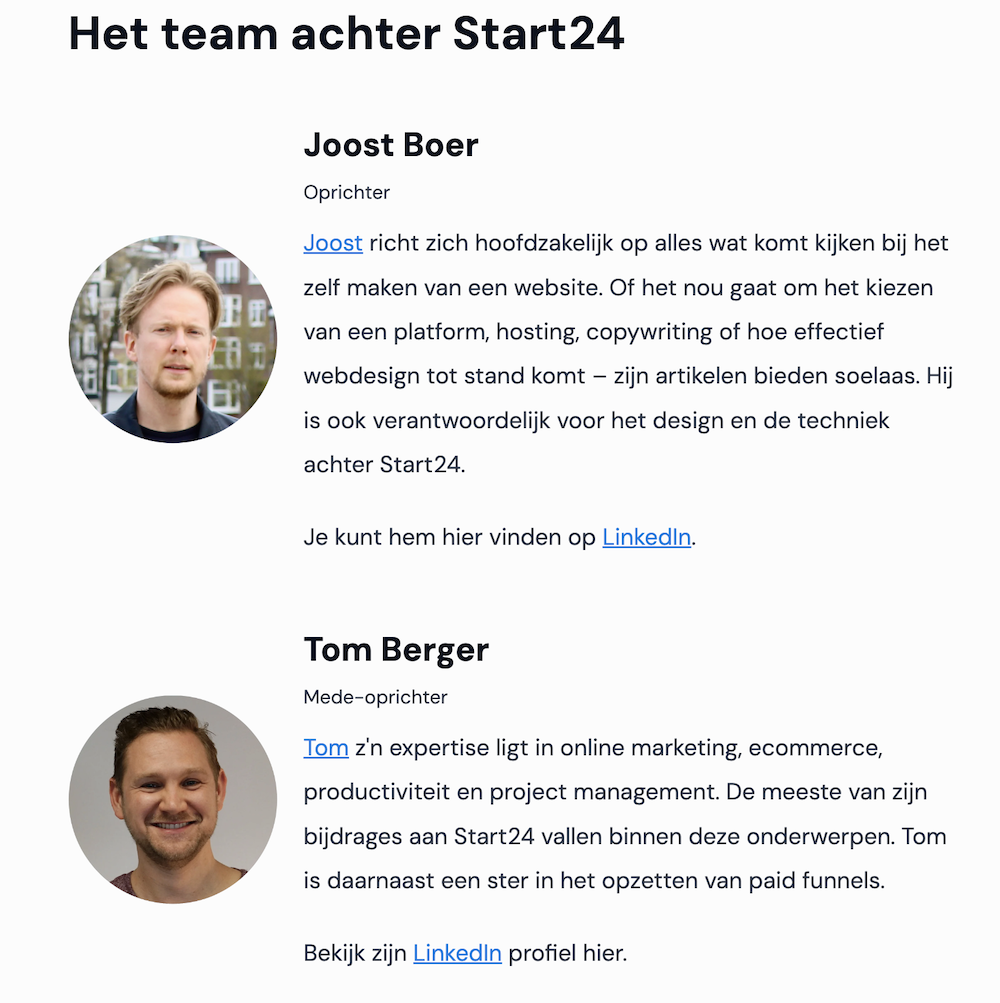 Start24 team. 