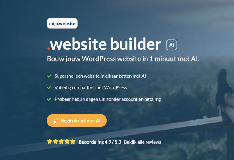 Een AI WordPress site bouwen met mijn.host: werkt het een beetje?
