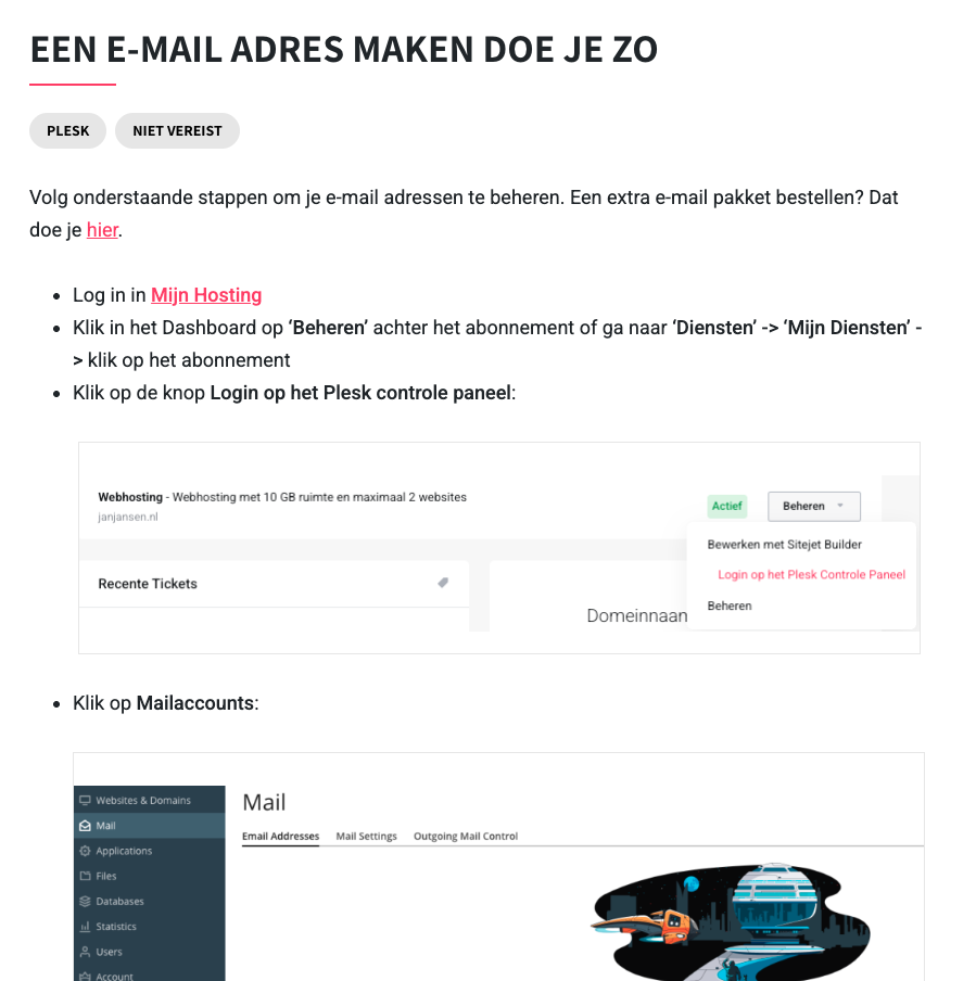 Hosting.nl kennisbank