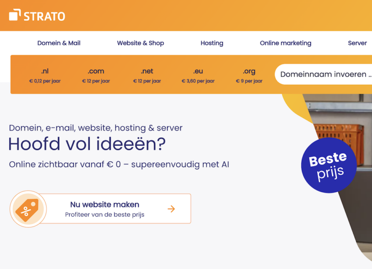 STRATO handleiding: hosting pakket kiezen, domeinnaam registreren en meer