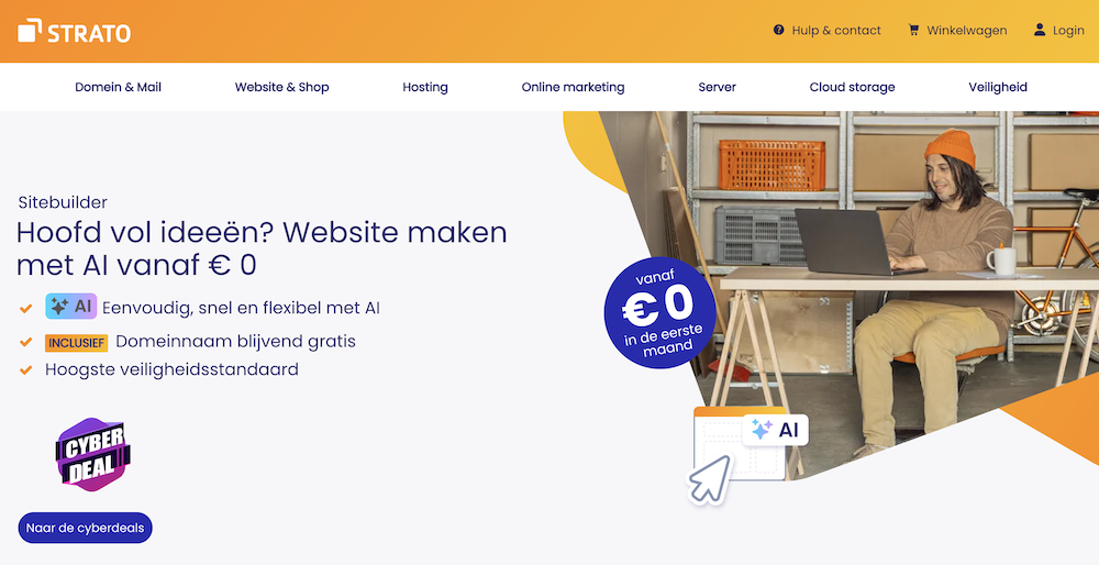 STRATO Sitebuilder overview