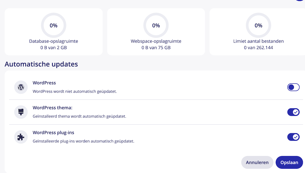 STRATO automatische updates