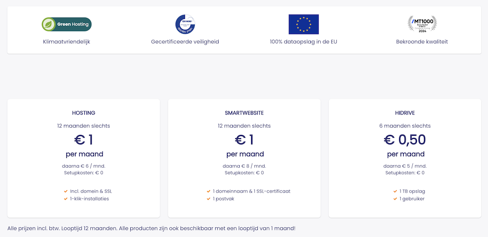 STRATO homepage hosting