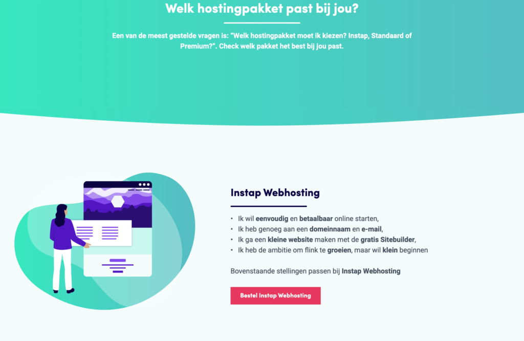 Hosting2GO pakketverschillen