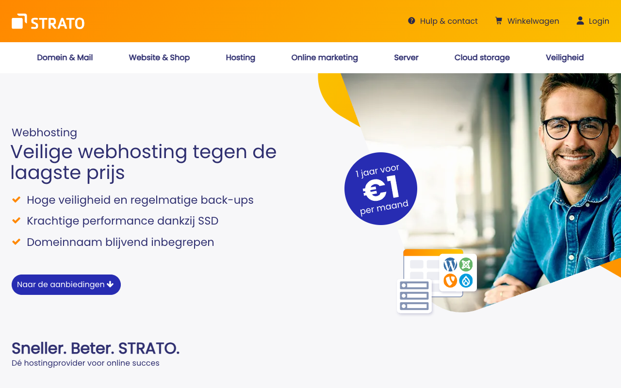 STRATO homepage